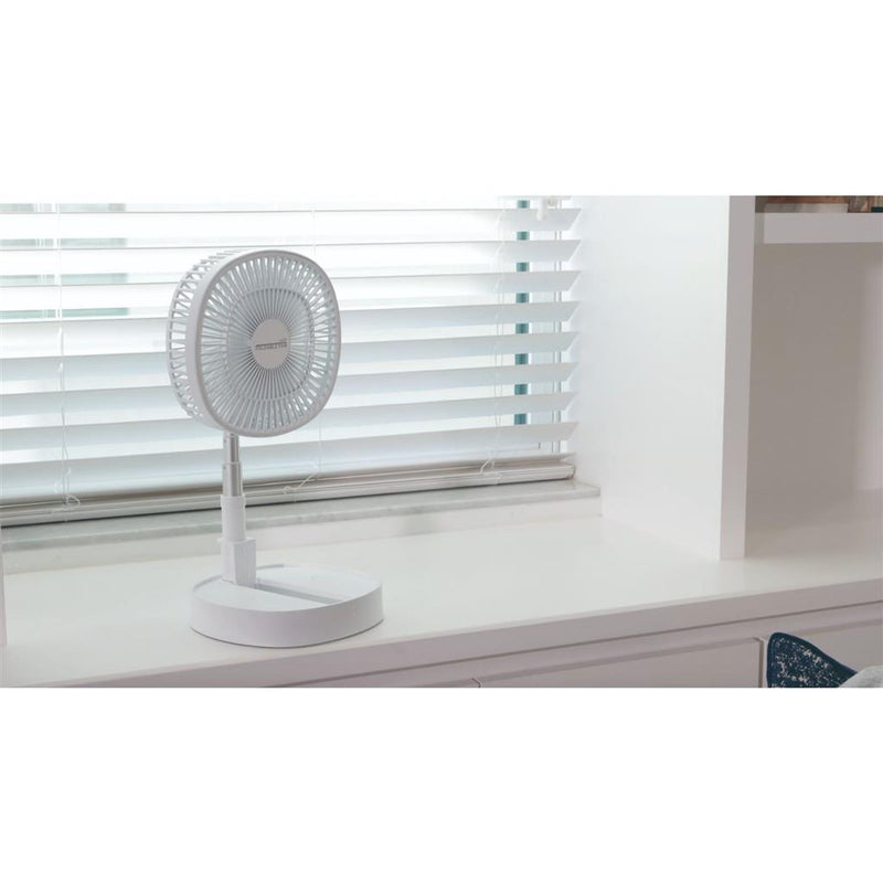 Afbeelding laden in galerijviewer, Starlyf opvouwbare ventilator 23 cm wit