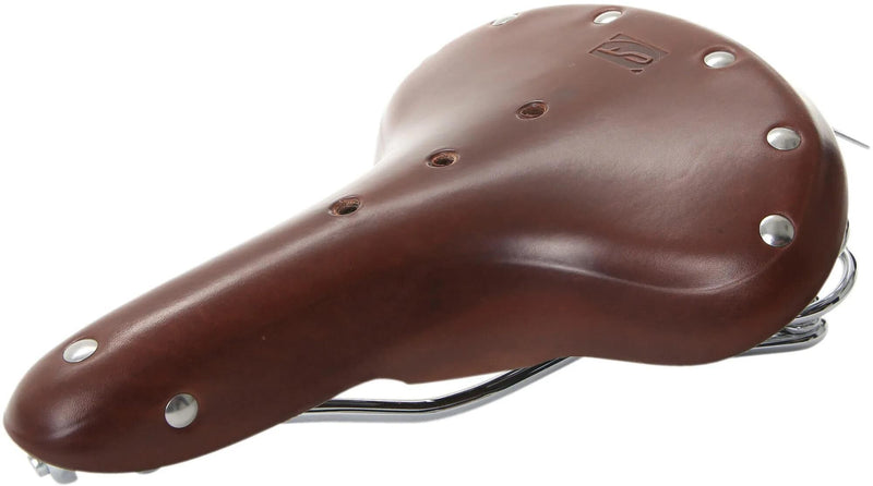 Afbeelding laden in galerijviewer, Contec zadel classic exclusiv touring herren ct saddle cl. excl. tour. leather gents gravy