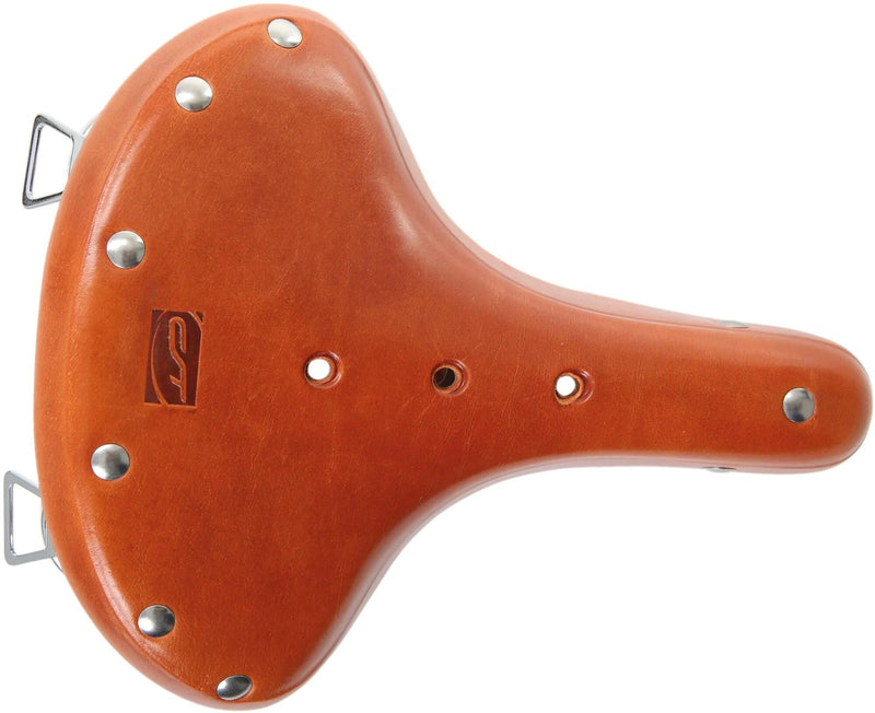 Afbeelding laden in galerijviewer, Contec zadel classic exclusiv touring damen ct saddle cl. excl. tour. leather lady honey