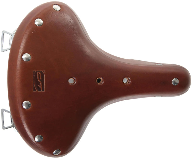 Afbeelding laden in galerijviewer, Contec zadel classic exclusiv touring damen ct saddle cl. excl. tour. leather lady gravy