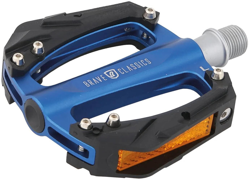 Afbeelding laden in galerijviewer, Brave classic pedaal stranger pedal brave clas. stranger alu,blue