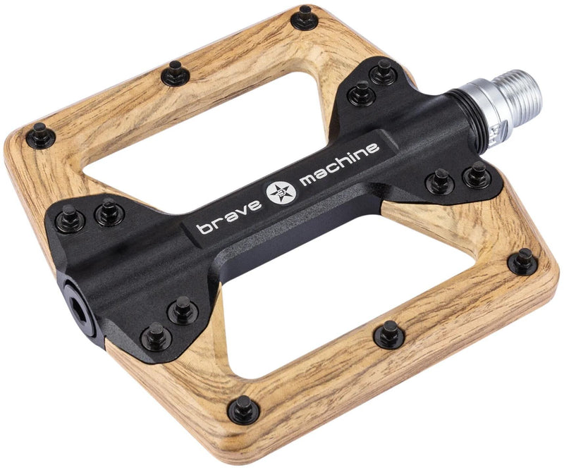 Afbeelding laden in galerijviewer, Brave pedaal wood platform pedal wood black wood look