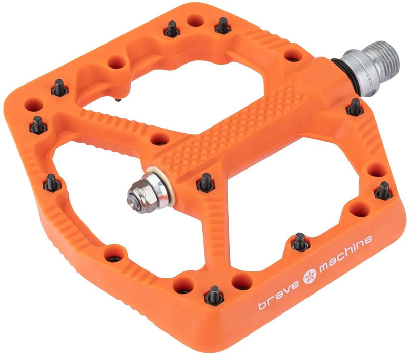 Afbeelding laden in galerijviewer, Brave pedaal freeride 1 plat.pedal freeride 1 orange
