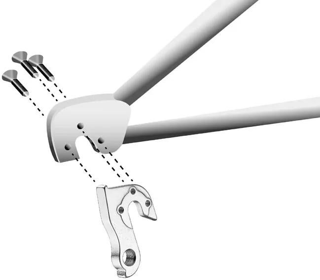 Afbeelding laden in galerijviewer, Union derailleurpad gh-168 lapierre