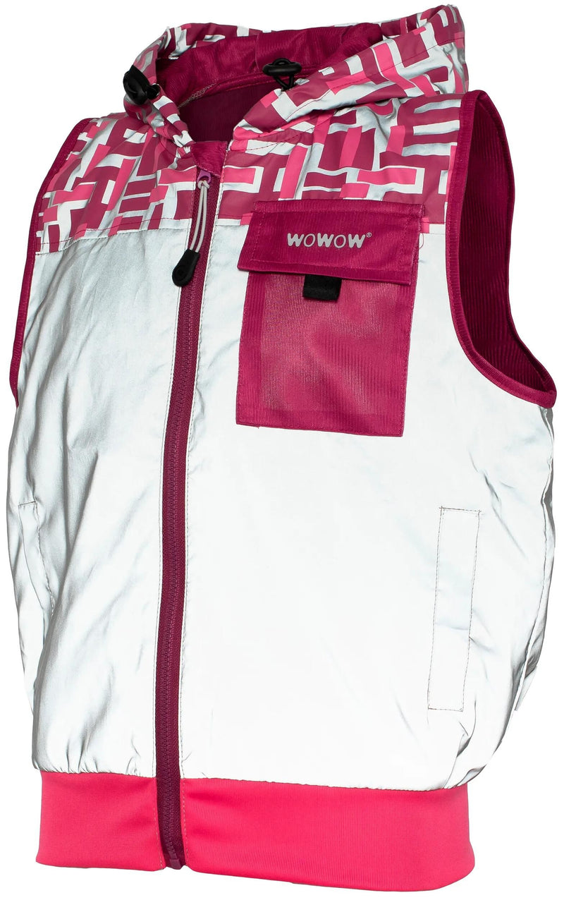 Afbeelding laden in galerijviewer, Wowow weste yoho jacket pink fr reflective children yoho pink gr.s