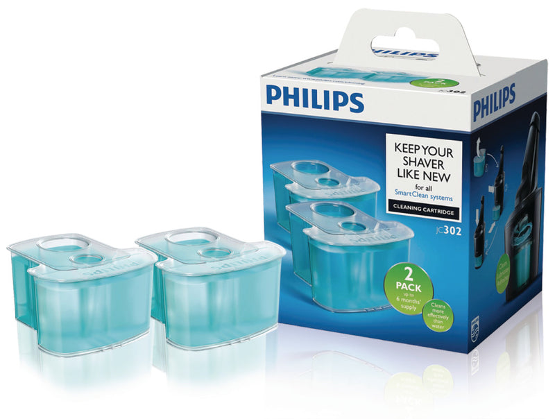 Afbeelding laden in galerijviewer, Philips jc302 50 smartclean schoonmaakcartridge 2-pack