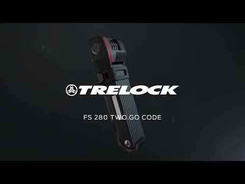 Afbeelding laden in galerijviewer, Trelock vouwslot FS 280 Two Go ZF 280 X-Move C100