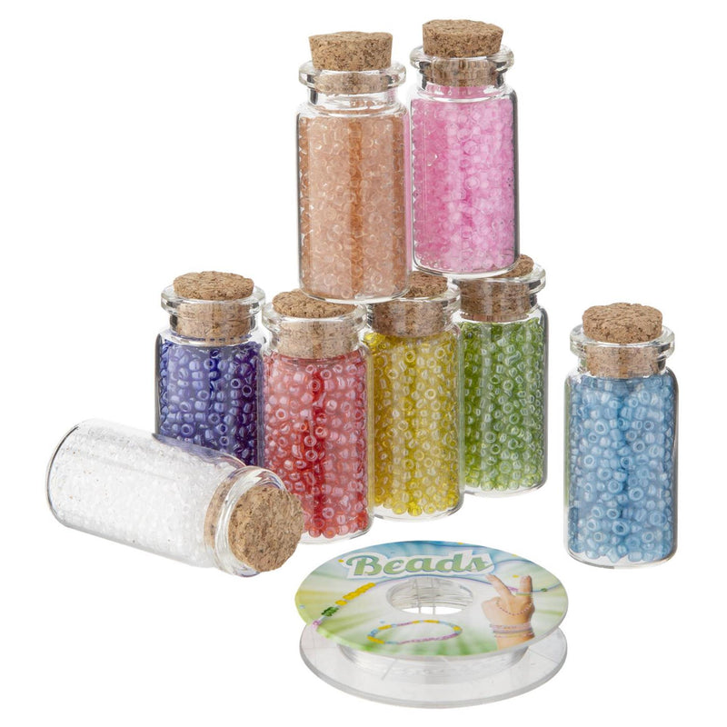 Afbeelding laden in galerijviewer, Creative craft group decoratie sierkralen, 8 flesjes