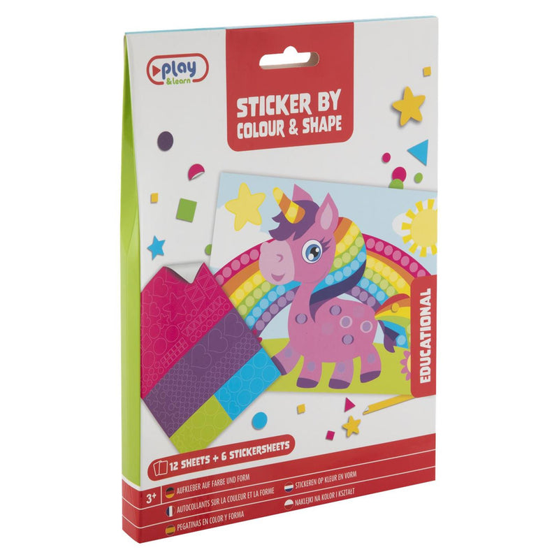 Afbeelding laden in galerijviewer, Moxy stickeren op kleur en vorm, 12 vel