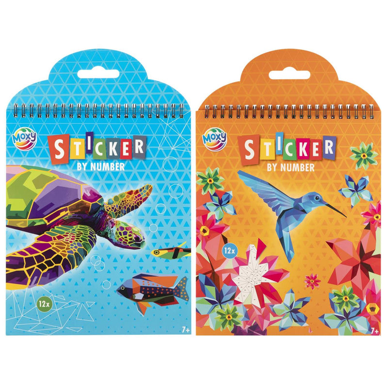 Afbeelding laden in galerijviewer, Moxy stickeren op nummer dieren