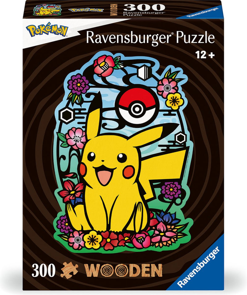 Afbeelding laden in galerijviewer, Ravensburger houten puzzel pokemon pikachu - legpuzzel - 300 stukjes