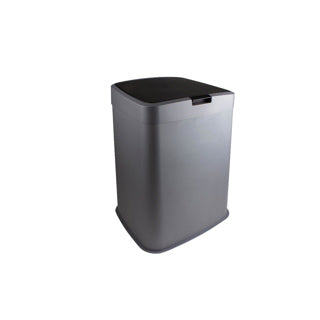 Afbeelding laden in galerijviewer, Sunware delta vuilniszakhouder 70 liter metaal zwart 45,5x39,5x57cm