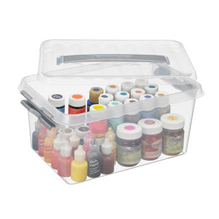 Afbeelding laden in galerijviewer, Sunware q-line opbergbox 6 liter transparant 30x20x14cm