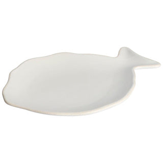 Afbeelding laden in galerijviewer, Gusta bordje vis 21,5 x 15,2 cm wit | 2 stuks