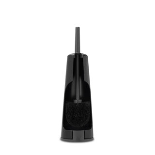 Afbeelding laden in galerijviewer, Brabantia toiletborstel en houder zwart dia.12x42cm