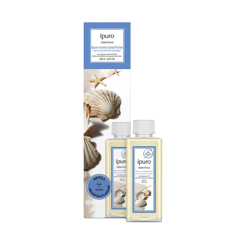 Afbeelding laden in galerijviewer, Ipuro geurdiffuser navulling sunny beachtime 200ml