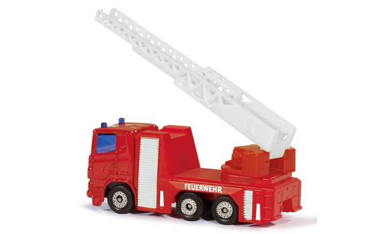 Afbeelding laden in galerijviewer, Siku 1015 brandweerdraailadder 84x32x41mm