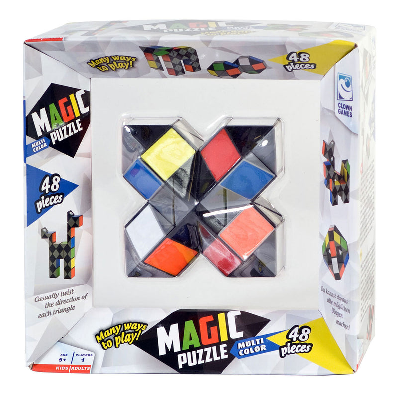 Afbeelding laden in galerijviewer, Magic puzzle clown magische puzzel - 48 delig