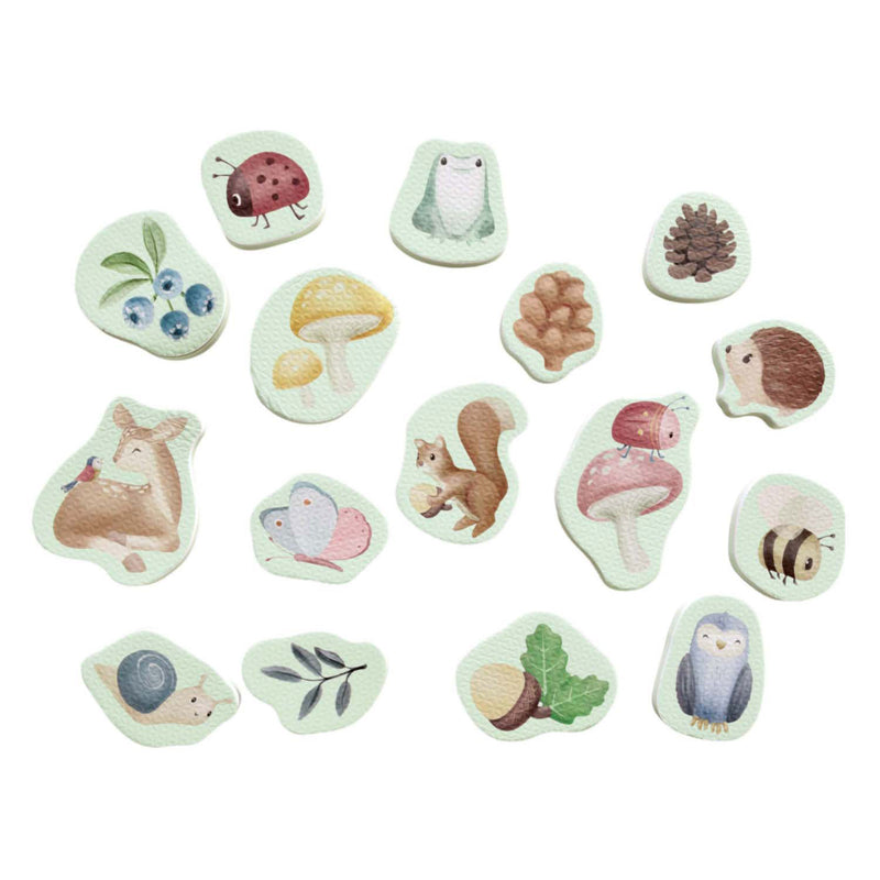 Afbeelding laden in galerijviewer, Little dutch forest friends - bad foam figuren