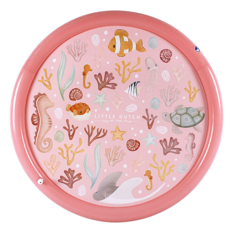 Afbeelding laden in galerijviewer, Little dutch ocean dreams waterspeelmat roze, 150cm
