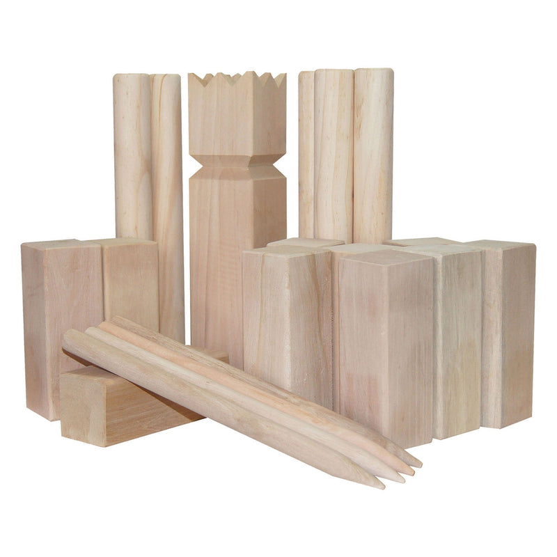Afbeelding laden in galerijviewer, Outdoor play houten kubb game official