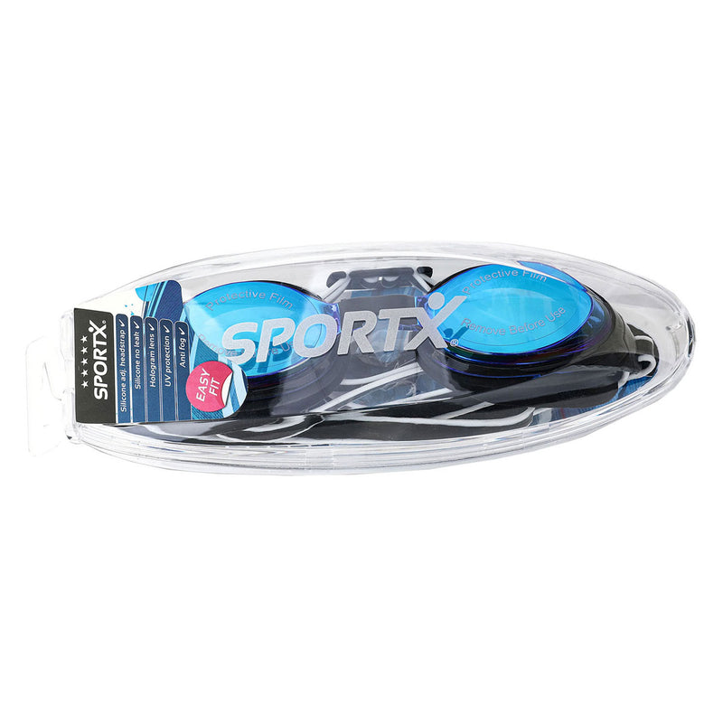 Afbeelding laden in galerijviewer, Sportx adult zwembril holographic in doos