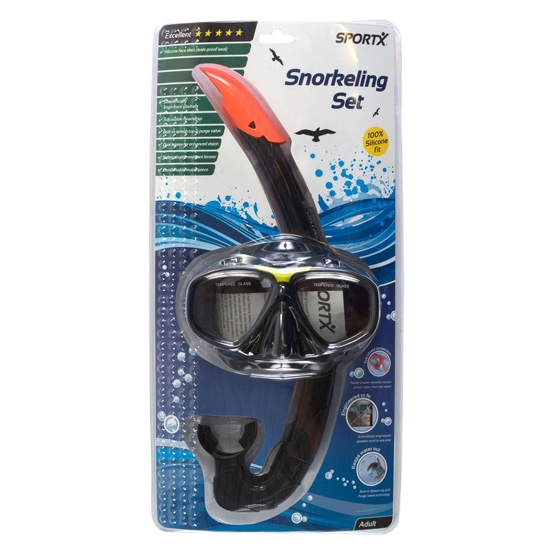 Afbeelding laden in galerijviewer, Sportx adult snorkelset