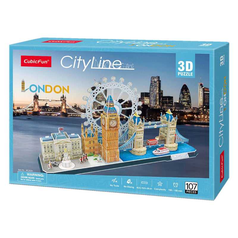 Afbeelding laden in galerijviewer, Cubic fun 3d puzzel city line londen