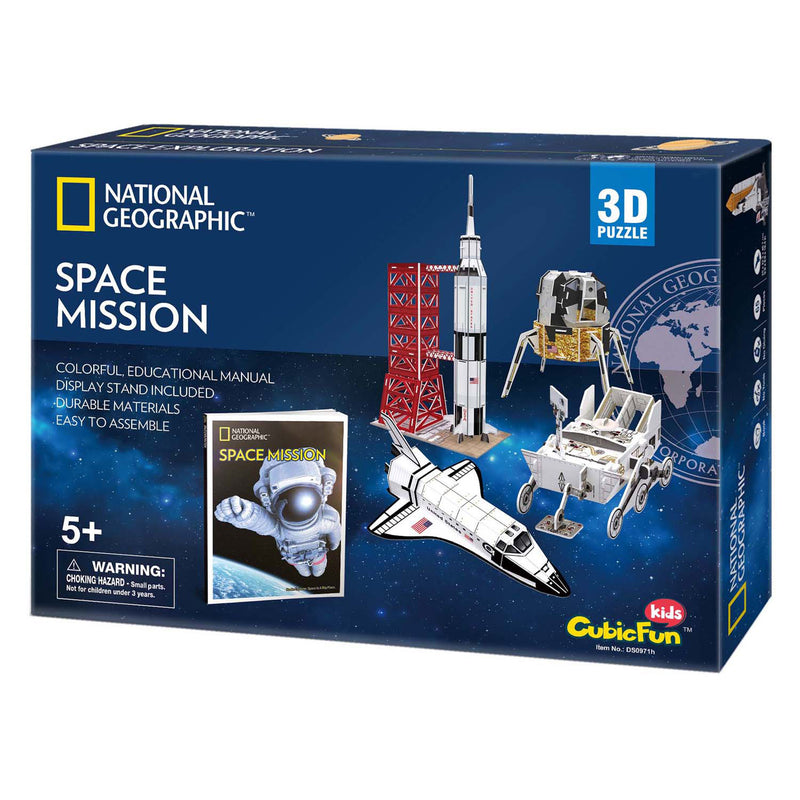 Afbeelding laden in galerijviewer, Cubic fun 3d puzzel national geographic ruimtemissie