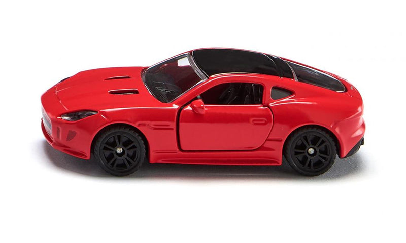 Afbeelding laden in galerijviewer, Siku 1520 jaguar f-type r 77x34x23 mm metallic rood