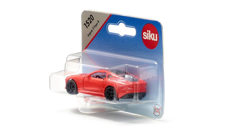 Afbeelding laden in galerijviewer, Siku 1520 jaguar f-type r 77x34x23 mm metallic rood