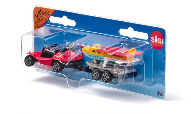 Afbeelding laden in galerijviewer, Siku buggy met sportvliegtuig 1:87 nr1696