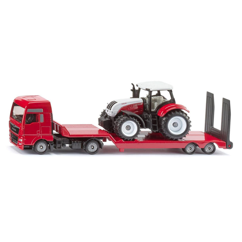 Afbeelding laden in galerijviewer, Siku man vrachtauto met steyr tractor 1764