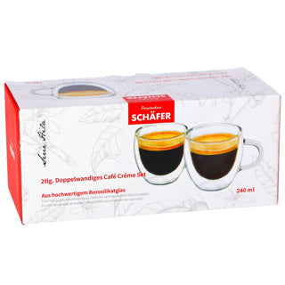Afbeelding laden in galerijviewer, Schäfer mok dubbelwandig 240ml set van 2 | 2 stuks