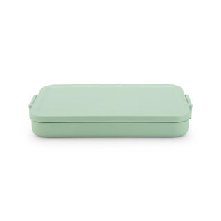 Afbeelding laden in galerijviewer, Brabantia lunchbox make take plat jade groen | 2 stuks