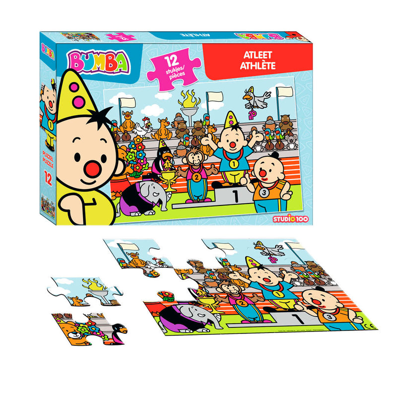 Afbeelding laden in galerijviewer, Studio 100 bumba puzzel atleet, 12st.