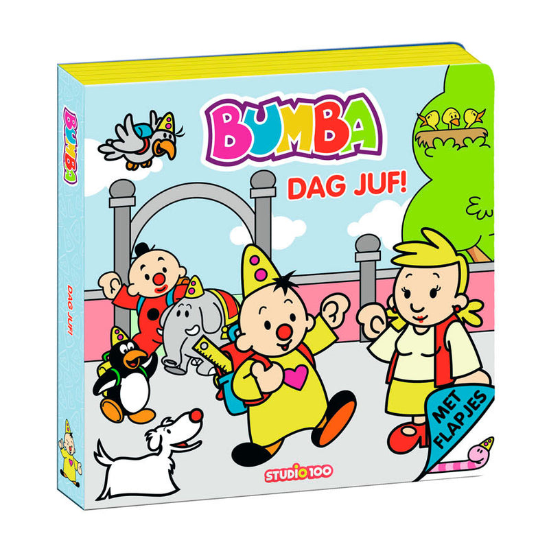 Afbeelding laden in galerijviewer, Studio 100 - babyboek Bumba Dag juf! junior 19 x 19 cm foam