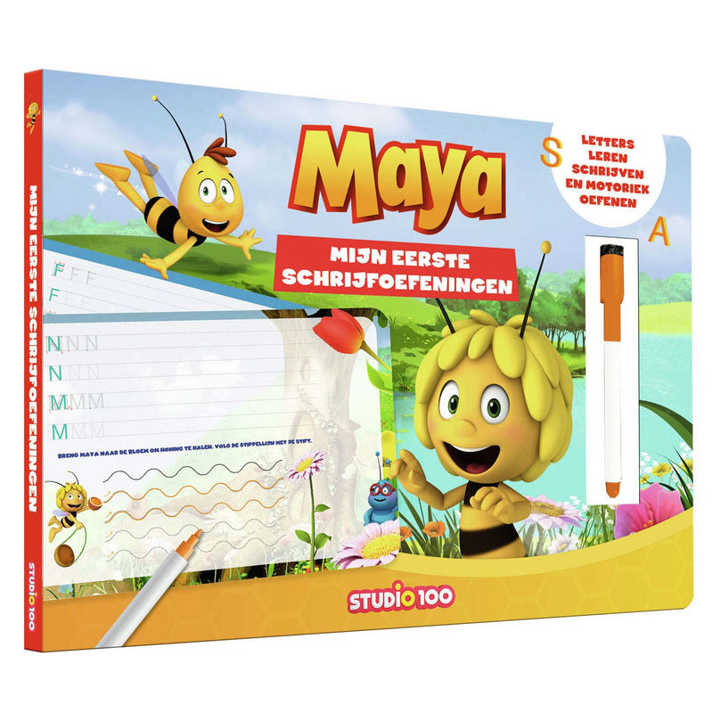 Afbeelding laden in galerijviewer, Studio 100 maya de bij kartonboek - schrijf en wis