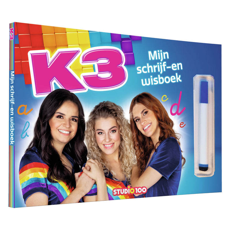 Afbeelding laden in galerijviewer, Studio 100 k3 schrijf- en wisboek