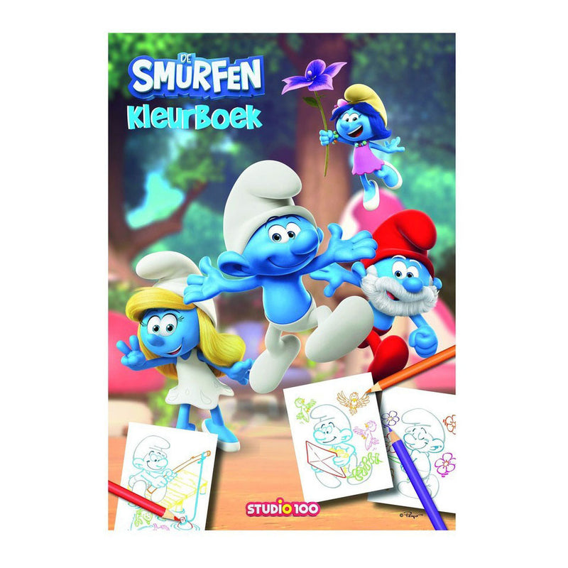 Afbeelding laden in galerijviewer, Studio 100 de smurfen kleurboek