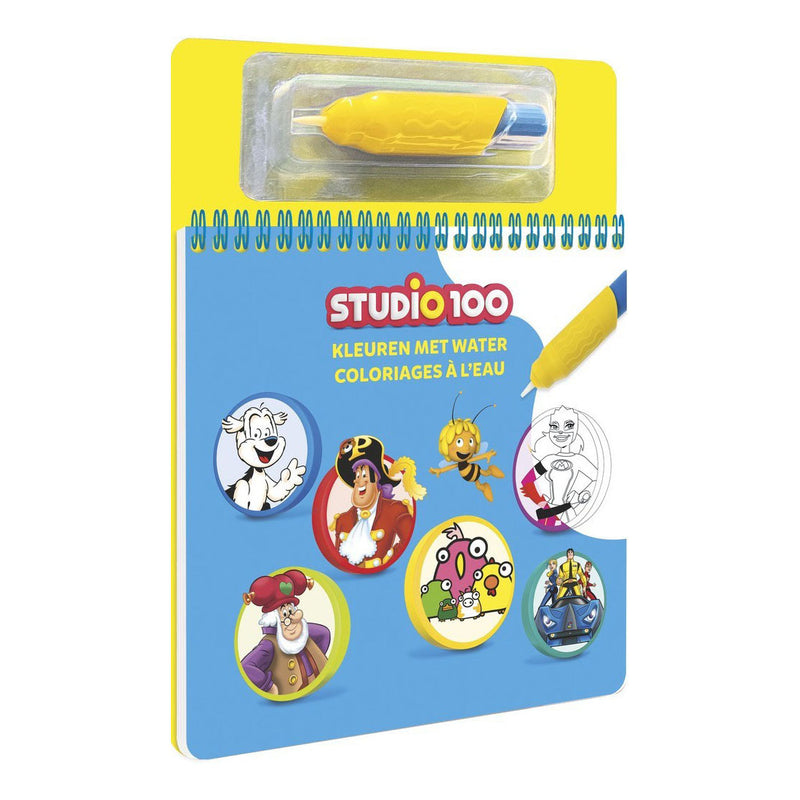 Afbeelding laden in galerijviewer, Studio 100 kleuren met water kleurboek