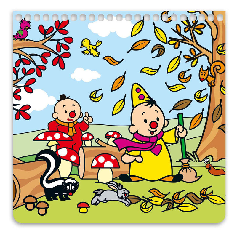 Afbeelding laden in galerijviewer, Bumba kleurboek kleuren met water - herfst