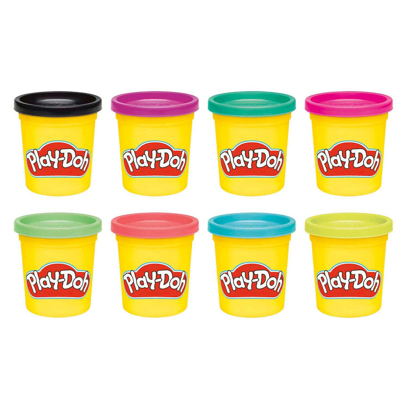 Afbeelding laden in galerijviewer, Play-doh kleipotjes set kleurenmix - 8 stuks