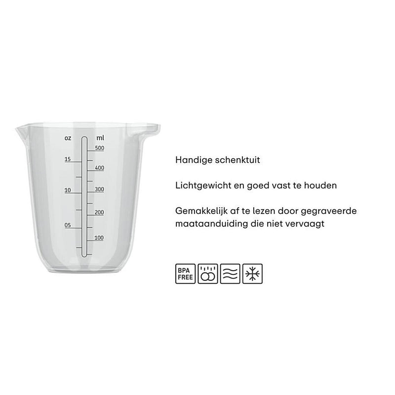 Afbeelding laden in galerijviewer, Mepal maatbeker chef it 500ml - helder