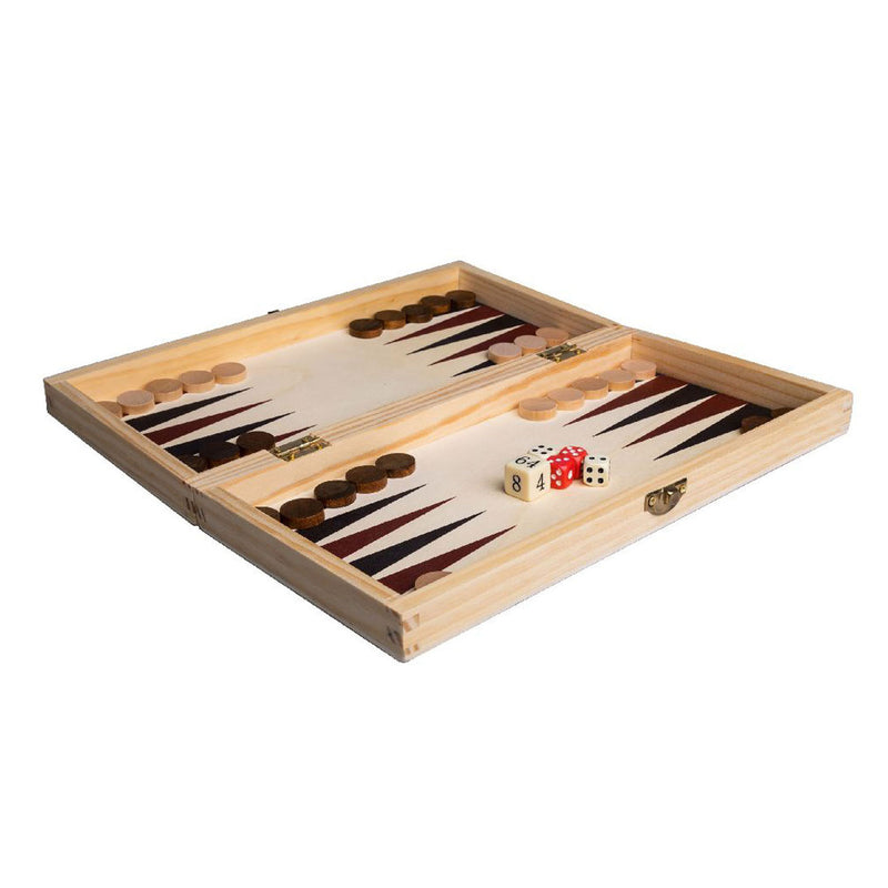 Afbeelding laden in galerijviewer, Clown games 3in1 spellendoos hout