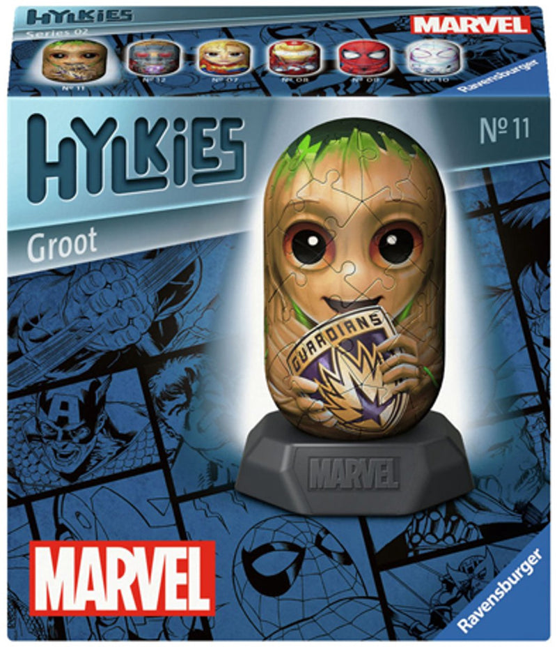 Afbeelding laden in galerijviewer, Ravensburger 3d puzzel hylkies marvel groot, 54st.