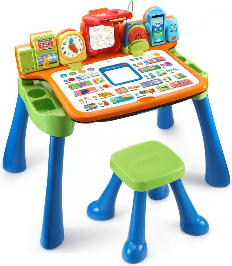 Afbeelding laden in galerijviewer, Vtech mijn magisch bureau 5 in 1 - interactief speelgoed - kinder bureau - peuter tafel - voor jongens meisjes