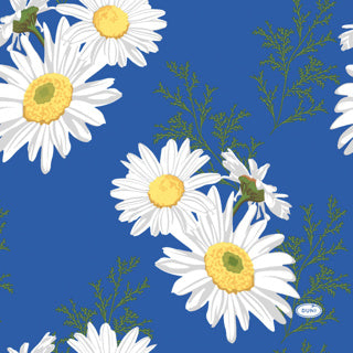 Afbeelding laden in galerijviewer, Duni servetten daisy blue 33x33 cm | 12 stuks
