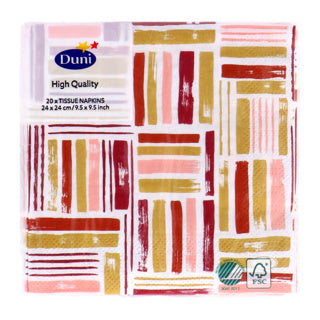 Afbeelding laden in galerijviewer, Duni servetten golden impuls 24x24 cm | 12 stuks