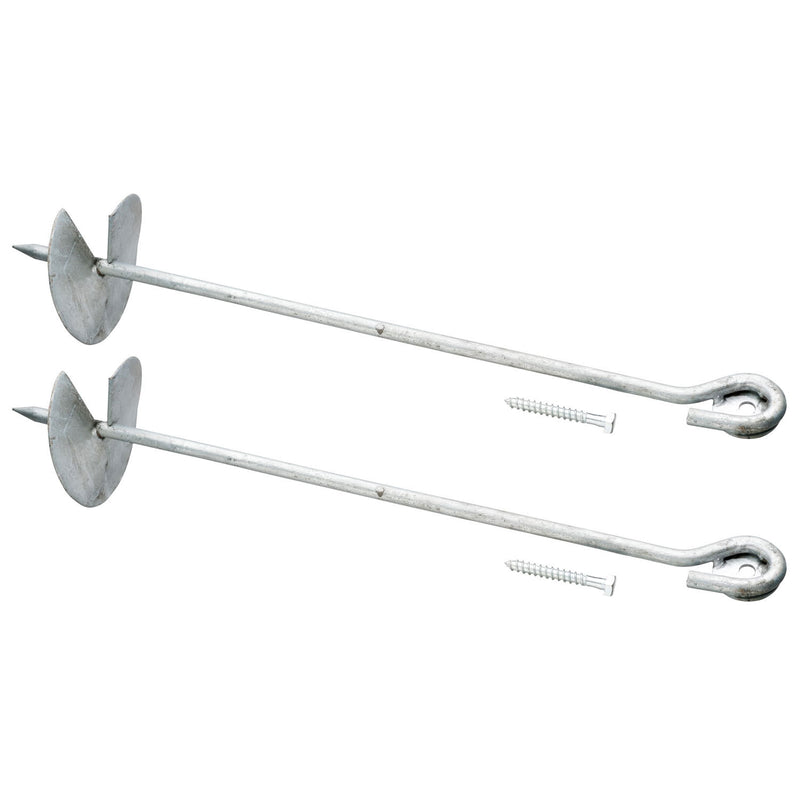 Afbeelding laden in galerijviewer, SwingKing Swingking Grondanker Metaal 50cm, 2st.